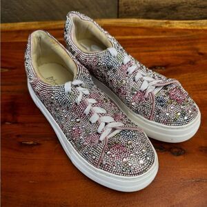 Betsey Johnson “Sydney” Rhinestone Sneakers 💎